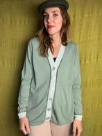 Vintage vest / vestje / cardigan - groen - S / 36 / small, Kleding | Dames, Ophalen of Verzenden, HGV, Vintage, Hippiegalorevintage@gmail.com