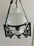 Vintage olie - hang lamp, Antiek en Kunst, Ophalen of Verzenden