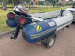 Zodiac rubberboot met trailer en 5 pk motor enz., Ophalen, Gebruikt