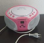Lenco Draagbare  CD speler en LED verlichting op muziek roze, Audio, Tv en Foto, Radio's, Gebruikt, Ophalen of Verzenden, Radio