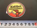sticker KOLIBRI Kleurenfoto's, Ophalen, Zo goed als nieuw