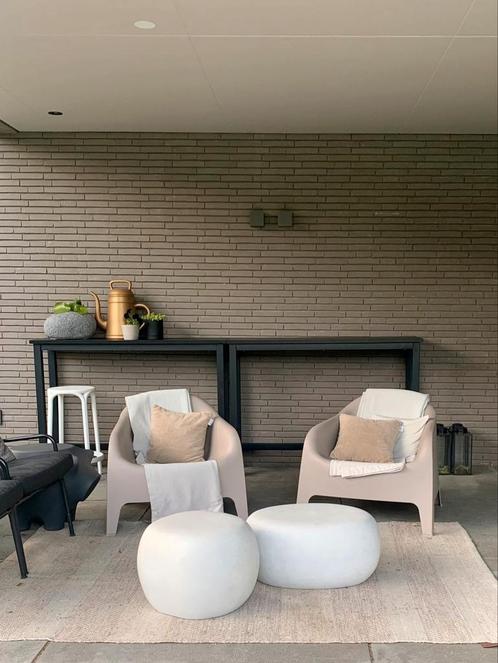 Vtwonen pebble salontafel set van 2. NIEUW!, Huis en Inrichting, Tafels | Bijzettafels, Nieuw, Rond, Minder dan 45 cm, Minder dan 55 cm