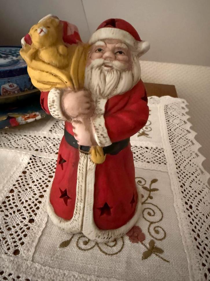 Kerstman voor waxinelichtje., Diversen, Kerst, Zo goed als nieuw, Ophalen of Verzenden