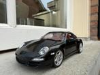 1:18 Porsche 911 997 Targa 4S zwart 2007 Norev *SCHADE*, Hobby en Vrije tijd, Modelauto's | 1:18, Gebruikt, Auto, Norev, Norev