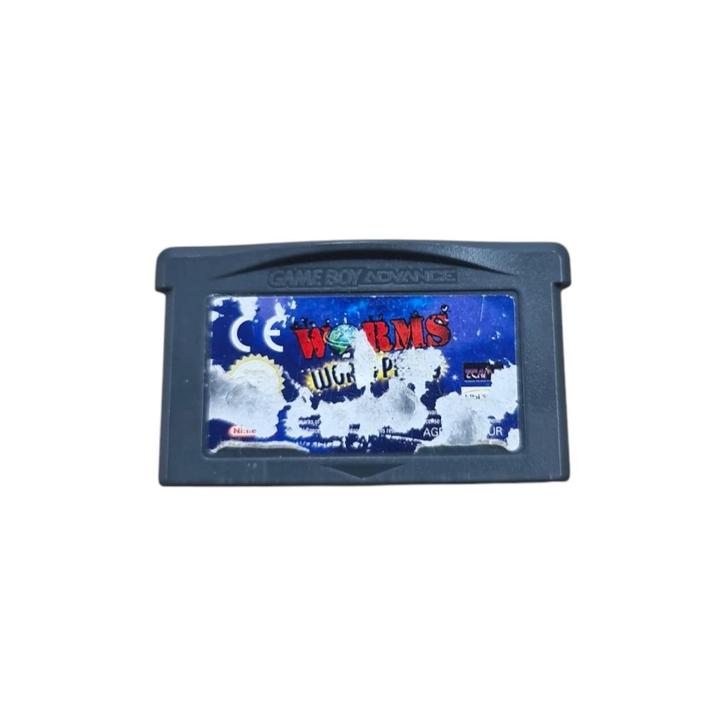 Worms World Party Nintendo Game Boy Advance Game - Sticker B, Spelcomputers en Games, Games | Nintendo Game Boy, Zo goed als nieuw