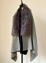 Fabiana Filippi by Pauw stola- cape twv 920 wol/ cashmere, Kleding | Dames, Jassen | Winter, Ophalen of Verzenden, Zo goed als nieuw