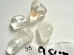 bergkristal foto1 samen 0.99 trommelstenen trommelsteen, Ophalen of Verzenden, Mineraal