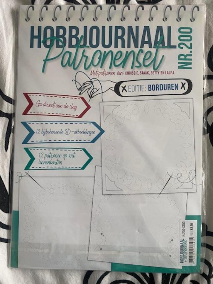 hobby journaal patronenset editie borduren nr 200, Hobby en Vrije tijd, Kaarten | Zelf maken, Nieuw, Overige typen, Overige thema's