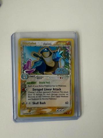 Pokemon Blastoise reverse stamped Crystal guardians 2/100 NM beschikbaar voor biedingen