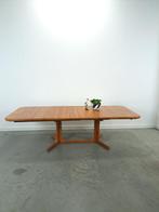 XL Deense uitschuifbare teak eettafel vintage, Gebruikt, Deens design, vintage, scandinavisch, Teakhout, 200 cm of meer