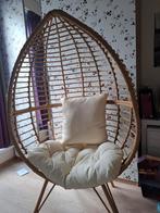 Xenos beige Egg chair inc. kussens, Huis en Inrichting, Zo goed als nieuw, Eén, Ophalen