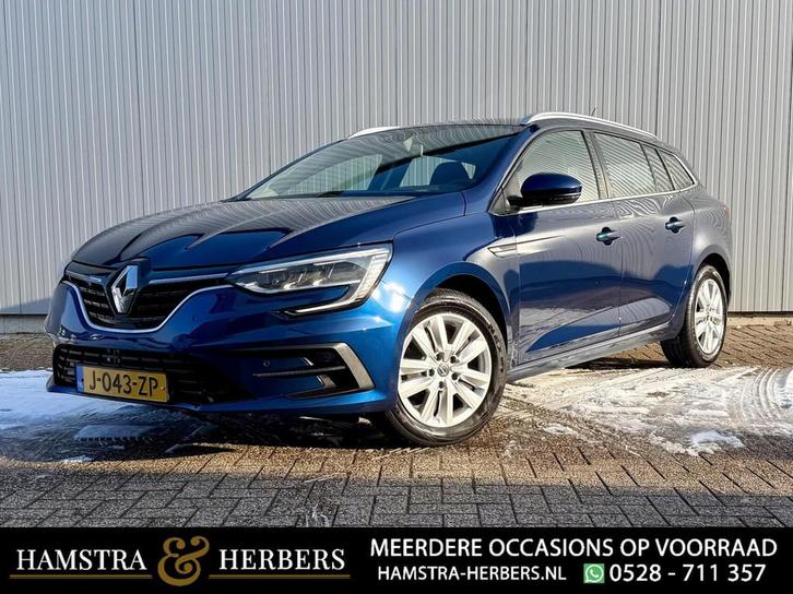 Renault Megane Estate 1.3 TCe Life blauw, Auto's, Renault, Bedrijf, Te koop, Mégane, ABS, Airbags, Airconditioning, Alarm, Bluetooth