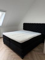 Karlsson boxspring zgan, Zwart, Tweepersoons, Ophalen of Verzenden, Zo goed als nieuw