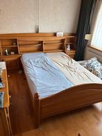 Houten slaapkamer #OPHALEN IN UDEN EN ZELF DEMONTEREN#, Ophalen of Verzenden, Gebruikt, Tweepersoons