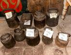 Lot van 9 gewichten | wegen | geijkt | brocant | museum, Ophalen