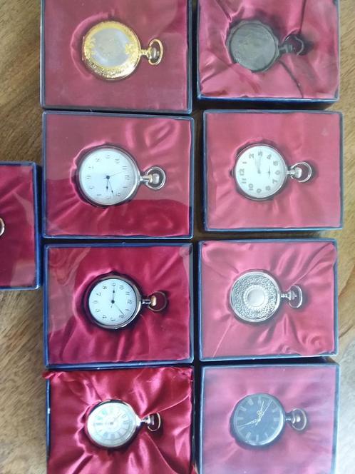 9 zakhorloge,s uit een ooit begonnen verzamelserrie!, Sieraden, Tassen en Uiterlijk, Horloges | Heren, Nieuw, Zakhorloge, Overige merken