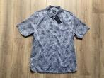 Ted Baker overhemd shirt NIEUW blauw grijs 5 = XL 43/44, Ted Baker, Verzenden, Nieuw, Grijs