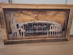 Schilderij De Kuip - Feyenoord Stadion, Antiek en Kunst, Ophalen of Verzenden
