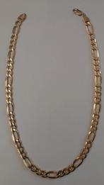 Figaro heren ketting 18 karaat 750, Sieraden, Tassen en Uiterlijk, Kettingen, Ophalen, Goud, Goud, Verstelbaar