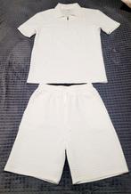 Witte Set - Polo en Korte Broek - Maat M - Nieuw, Maat 38/40 (M), Kostuum of Pak, Wit, Nieuw