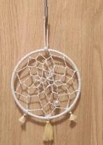 Handgemaakte dromenvanger wit/zilver 12 cm ring, Verzenden, Nieuw
