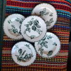 Sarreguemines Prunes Terre de Fer Borden Set, Ophalen of Verzenden