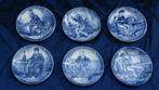 Delfts blauw van Royal Sphinx by Boch 6 x, Antiek en Kunst, Ophalen