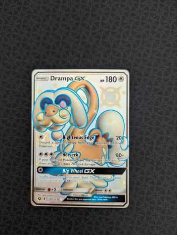 Drampa GX Shiny #SV80 Pokemon Hidden Fates  beschikbaar voor biedingen
