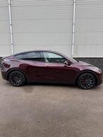 Tesla Model Y 2023 Rood, Auto's, 495 min, 1972 kg, Origineel Nederlands, Vierwielaandrijving