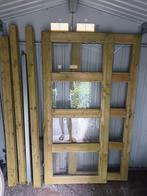 Tuinhuis Kozijnen met Deuren, Doe-het-zelf en Verbouw, Gebruikt, Deurkozijn, 150 tot 225 cm, Inclusief glas