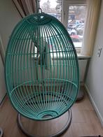 Mooie schommelstoel voor binnen & buiten, Huis en Inrichting, Stoelen, Blauw, Ophalen of Verzenden, Zo goed als nieuw, Metaal