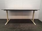 Bureau Aspa 160x80 wit, verstelbaar, Ophalen, Zo goed als nieuw, Bureau