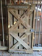 Houten poort, Ophalen, Gebruikt, Minder dan 100 cm, Draaipoort