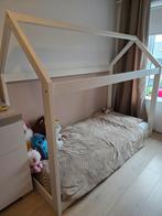 Houten bed huisje - zonder matras, Ophalen, 85 tot 100 cm, Gebruikt, Lattenbodem