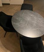 Eettafel, Huis en Inrichting, Tafels | Eettafels, Ophalen, Zo goed als nieuw, Rond, 50 tot 100 cm