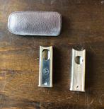 Oude sigarenknippers 2 stuks waarvan 1 met hoesje, Verzamelen, Rookartikelen, Aanstekers en Luciferdoosjes, Ophalen of Verzenden