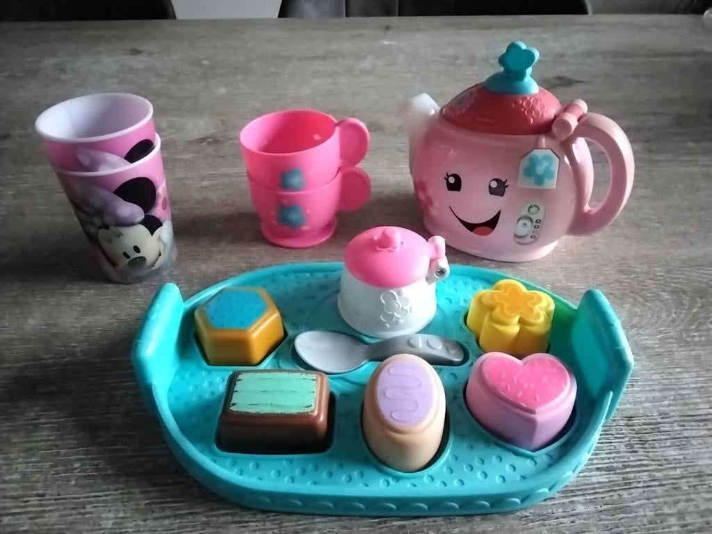 Fisher-Price leerplezier theeservies, Ophalen of Verzenden, Gebruikt, Ontdekken, Met licht