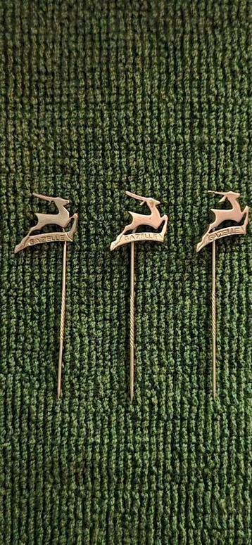 Erg mooie Gazelle speldjes  beschikbaar voor biedingen
