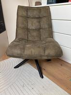 Draai fauteuil khaki groen, Ophalen, Gebruikt, 75 tot 100 cm