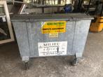 Afvalcontainer 800 liter, Huis en Inrichting, Ophalen, Gebruikt, 40 liter of meer, Metaal