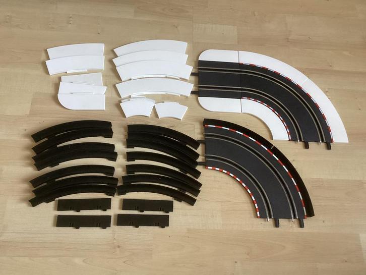 Carrera GO 3D geprinte slipstroken en vangrails, Motoren, Accessoires | Stickers, Ophalen of Verzenden