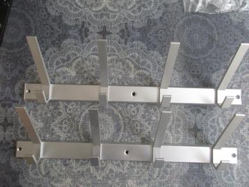  aluminium kapstok van Siro - 45 cm - 4 haakjes - 10,= pst beschikbaar voor biedingen
