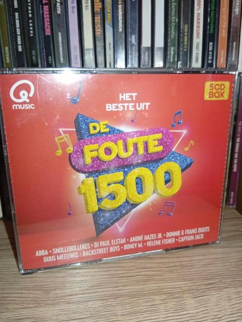 Qmusic - Het Beste Uit De Foute 1500 | 5CD, Cd's en Dvd's, Cd's | Verzamelalbums, Gebruikt, Overige genres, Ophalen of Verzenden