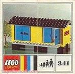 lego 341 magazijn voor station, Ophalen of Verzenden, Gebruikt, Complete set, Lego