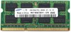 2X 2GB PC3-8500 (1066Mhz) 204 pin DDR3 SODIMM Samsung M471B5, DDR3, Ophalen of Verzenden, Zo goed als nieuw, Laptop