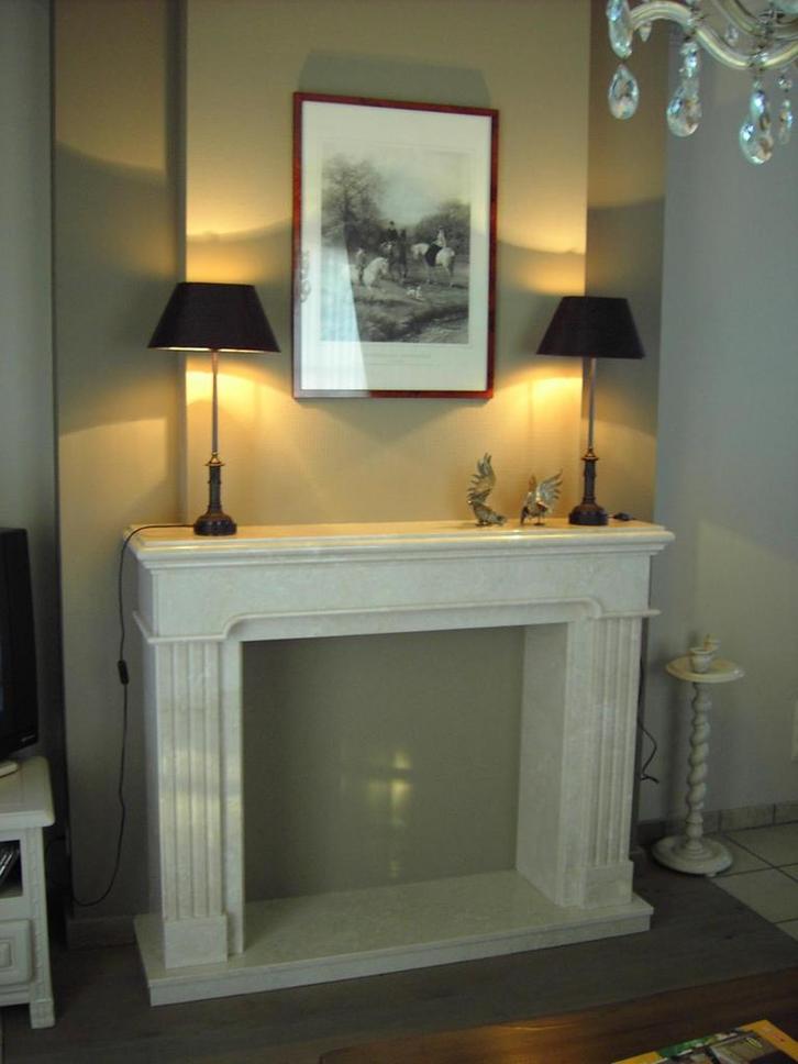 Nieuwe marmere sierschouw, Huis en Inrichting, Haarden, Nieuw, Ophalen