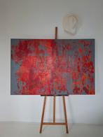 Decoratief schilderij "In vuur en vlam" 150x100cm, Ophalen