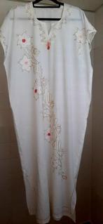 Oriëntaalse jurk, Kleding | Dames, Jurken, Ophalen of Verzenden, Zo goed als nieuw, Wit, Onder de knie
