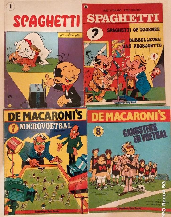 Spaghetti+macaroni's 1e editie's (spotprijs€10) alles, Boeken, Stripboeken, Zo goed als nieuw, Meerdere stripboeken, Ophalen of Verzenden
