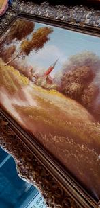 Oude vintage barok olieverf schilderijen sierlijke lijsten, Ophalen of Verzenden